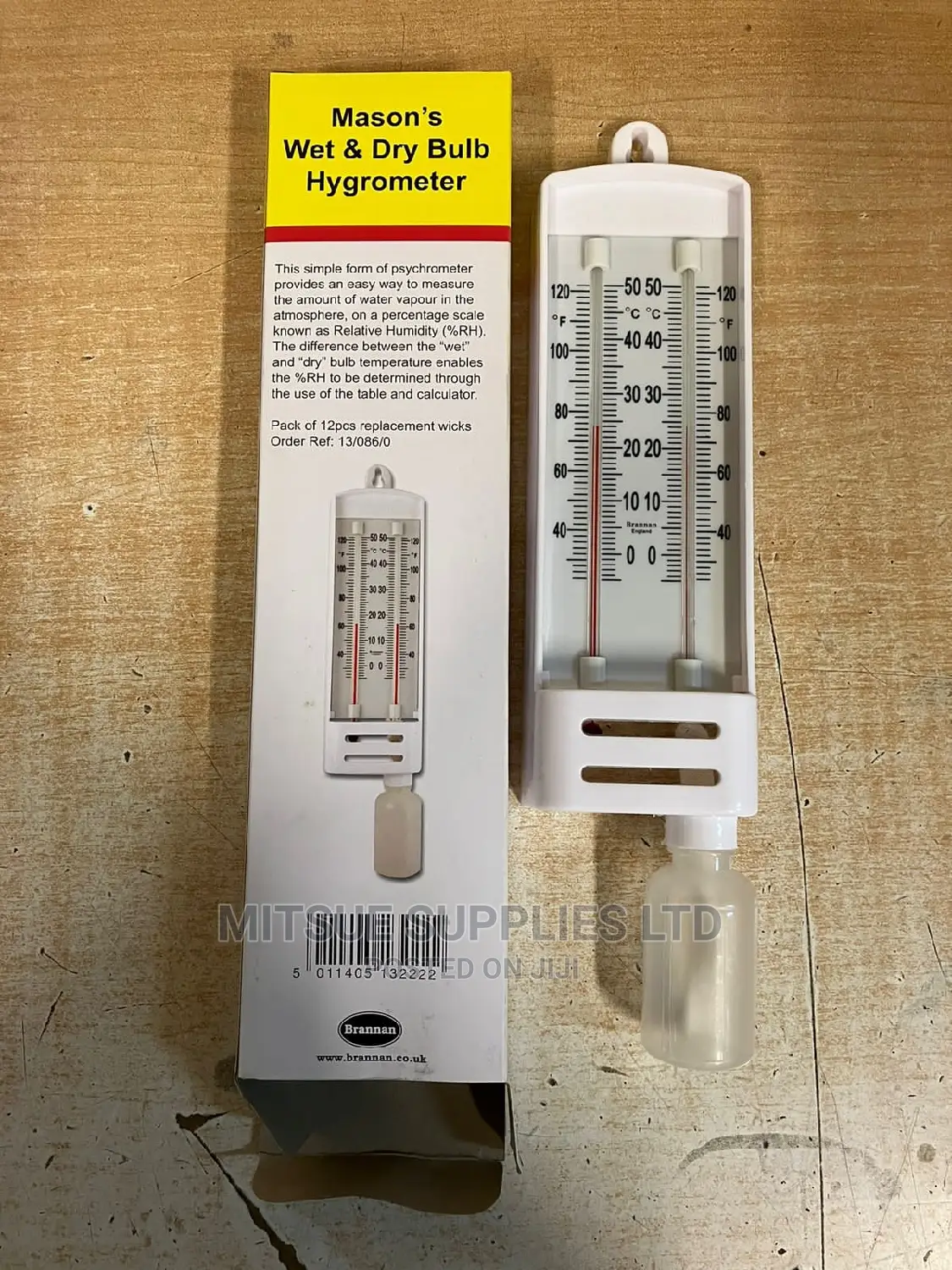 Brannan Wet Dry Bulb Hygrometer