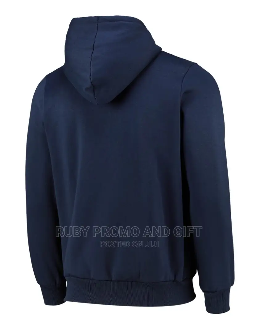 Navy Blue Full Zip Arsenal Football Club Hoodie