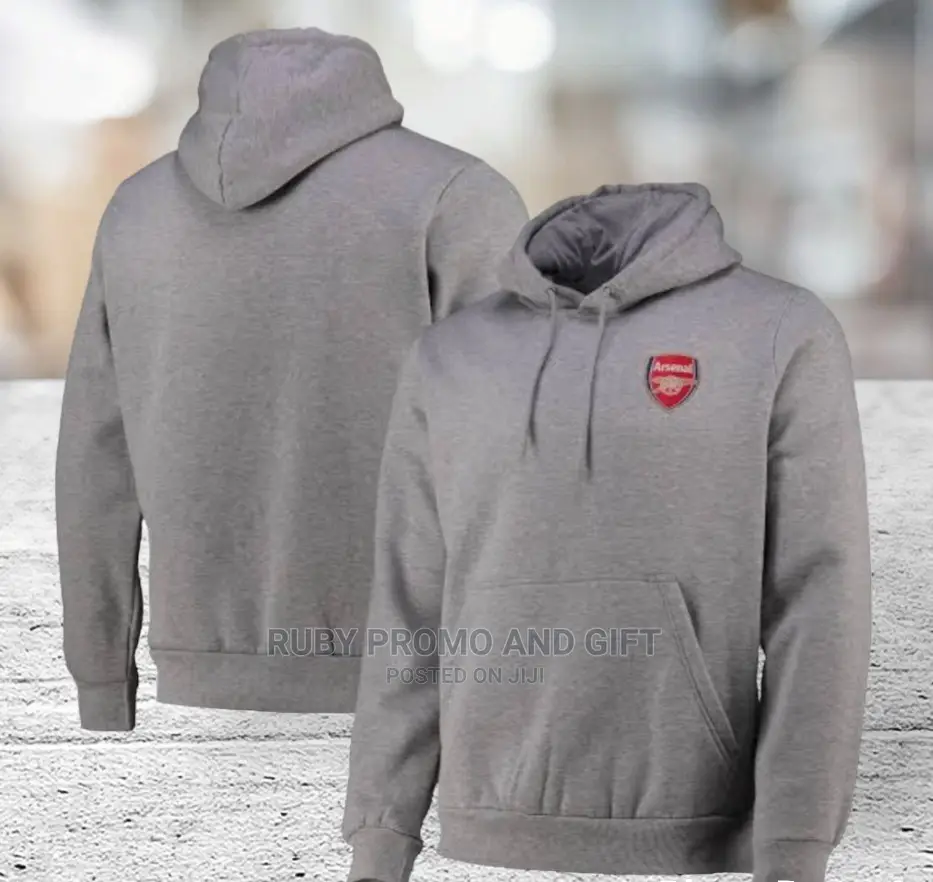Grey Arsenal Football Club Hoodie