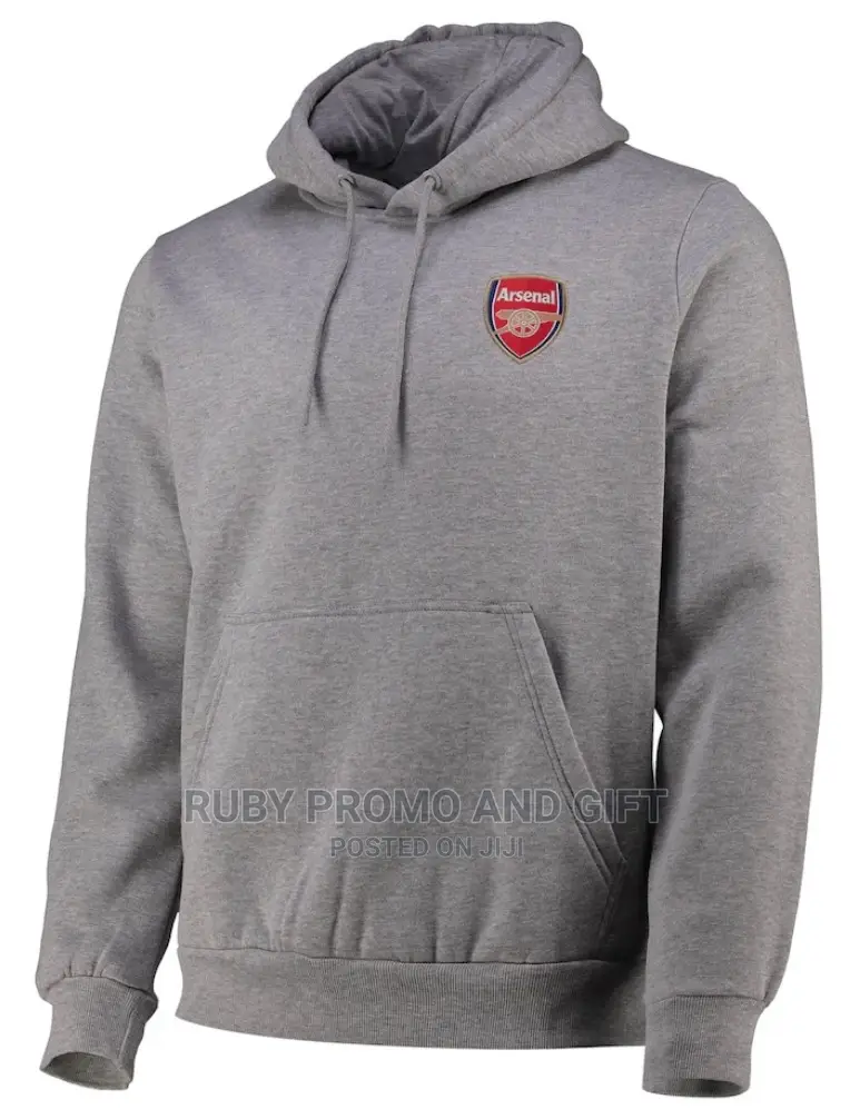 Grey Arsenal Football Club Hoodie