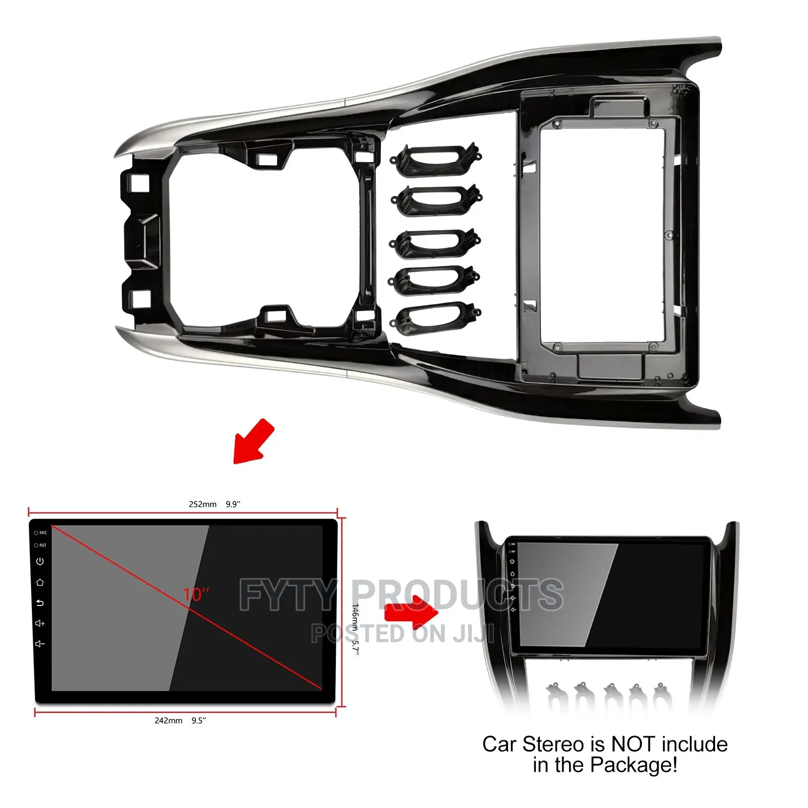 Fascia Frame Panel for Toyota Harrier 2015-19