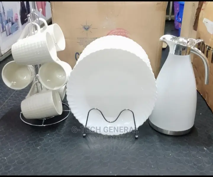 13pcs Generic Dinner Set((White)
