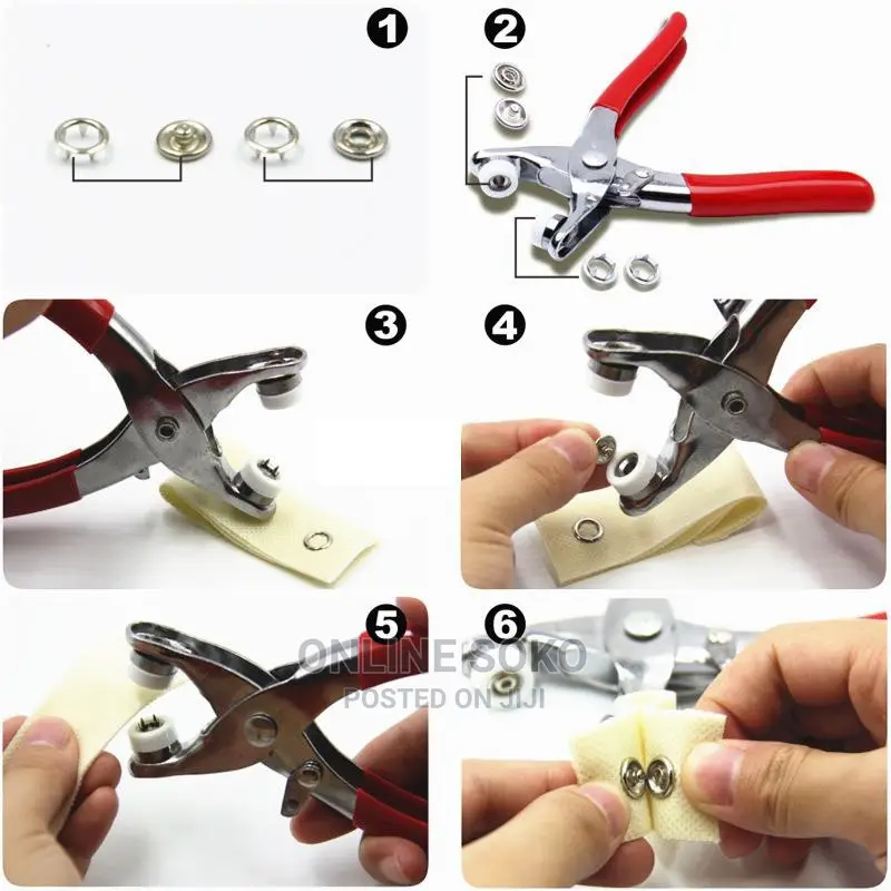 Lightweight Clips Fasteners Snap Studs Button Pliers