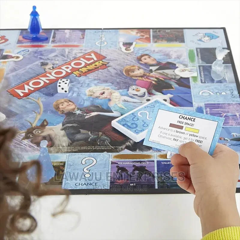 Monopoly Junior Disney Frozen Edition Board Game With Elsa