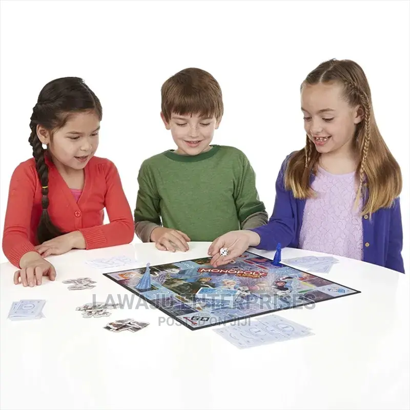 Monopoly Junior Disney Frozen Edition Board Game With Elsa