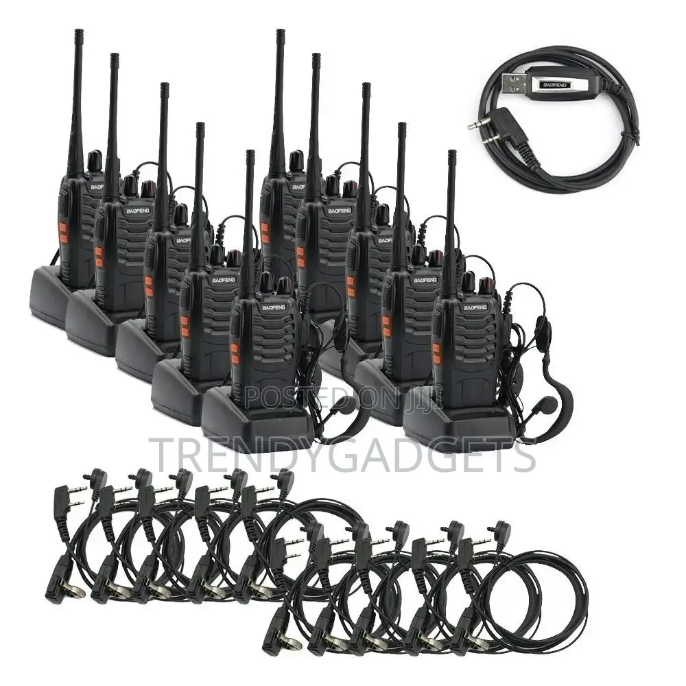 Baofeng 888s Walkie Talkie Radio Calls 5km -2 Pieces