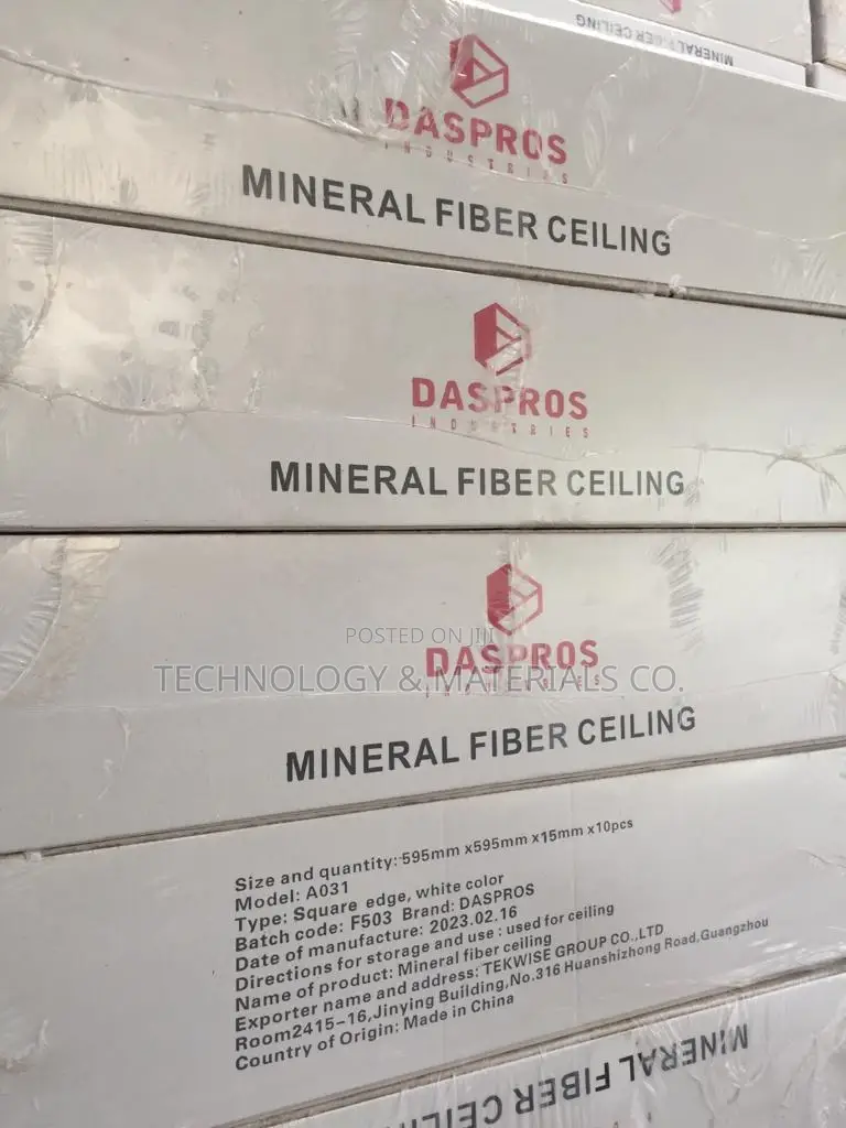Mineral Fibre Acoustic Daspros 14mm Tegular