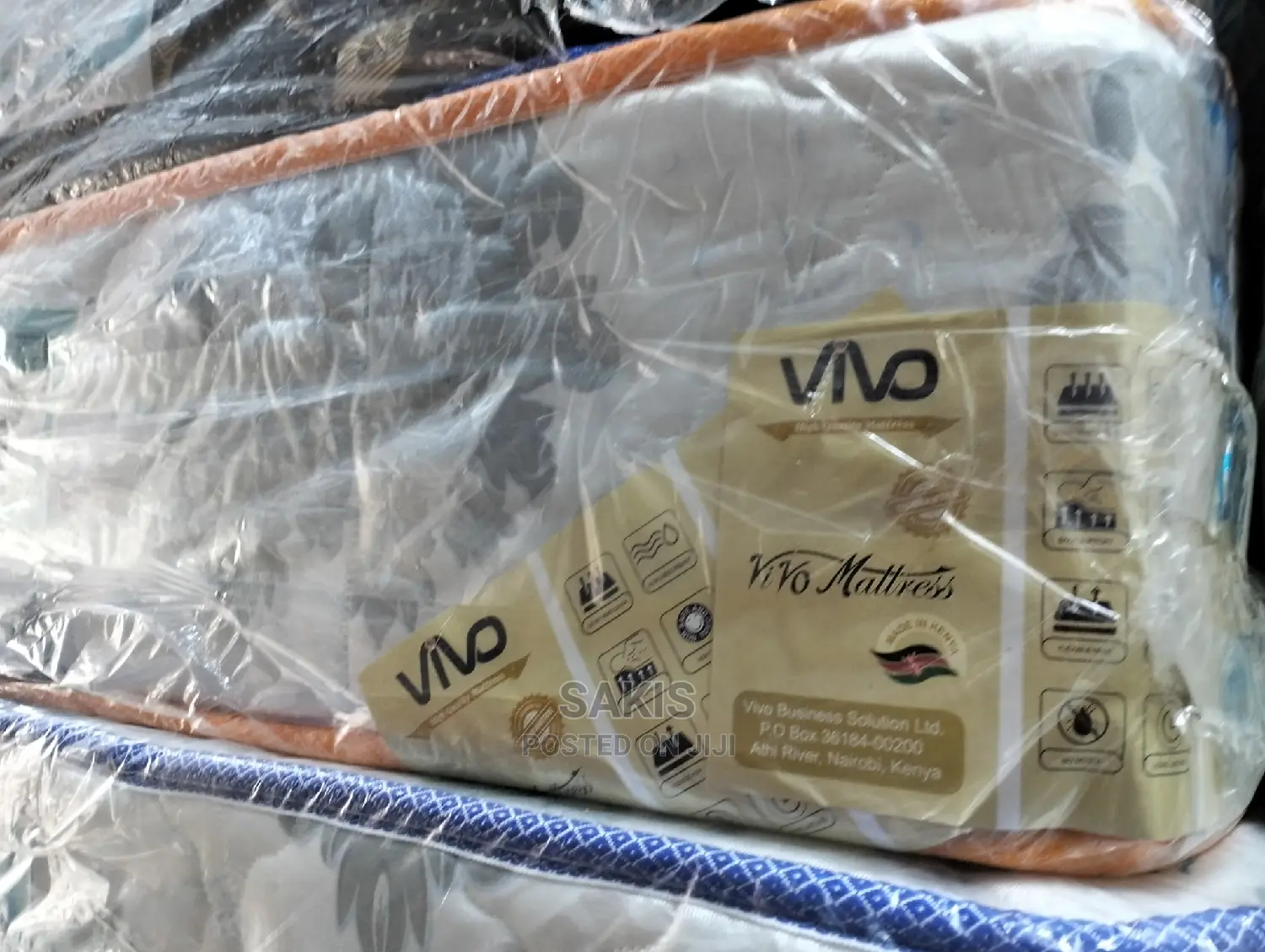 Kuuliza? 5 X 6 X 8 Fibre Mattresses HD Quilted. Freedelivery