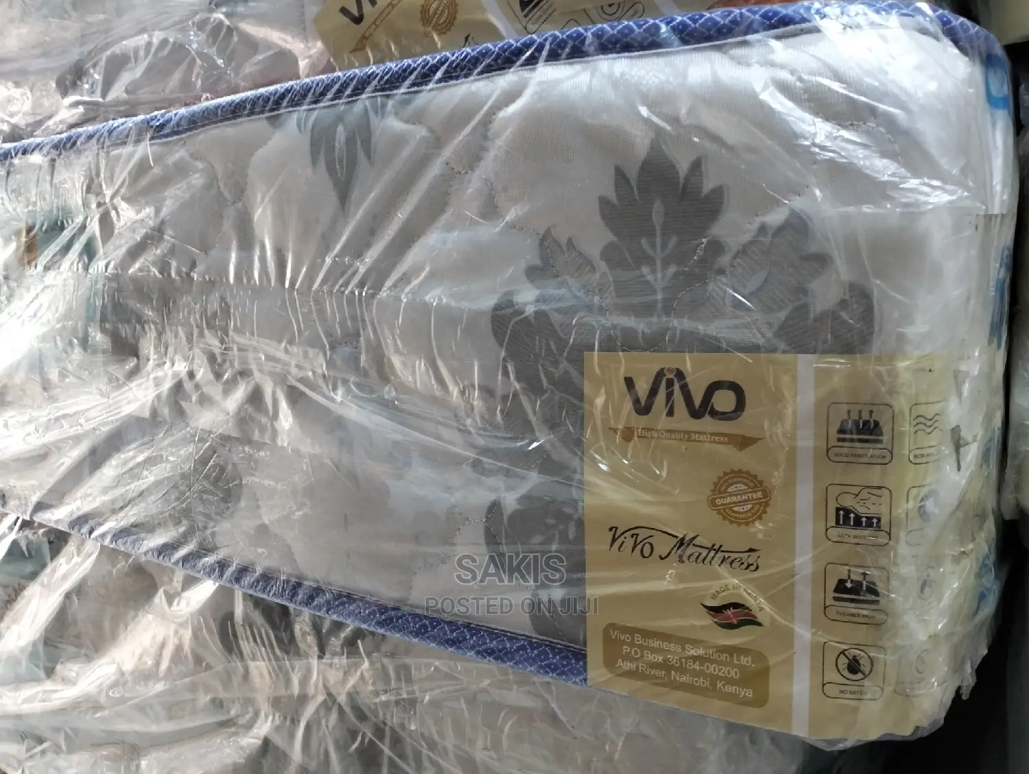 Kuuliza? 5 X 6 X 8 Fibre Mattresses HD Quilted. Freedelivery
