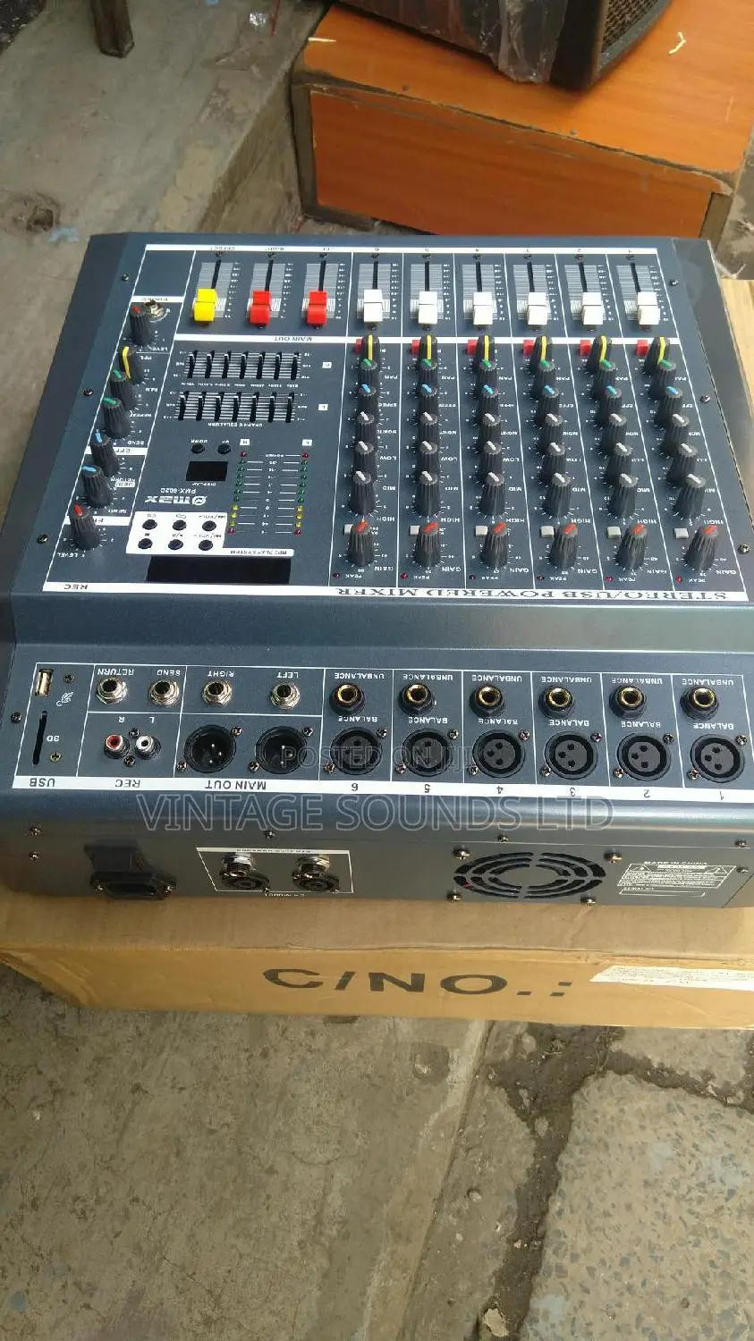Max Powered Mixer 6 Channel