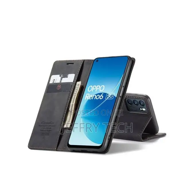 Caseme for Oppo Reno 6 5G Case Shockproof Card Holder Case C