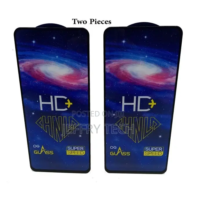 Glass Screen Protector for Samsung Galaxy A71 - 2pcs - Black