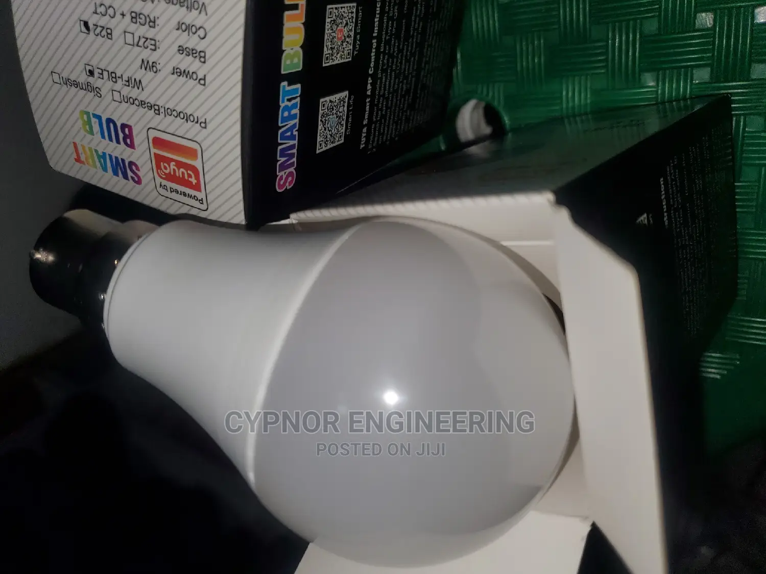 Tuya Dimmable Warmand Cold Intelligent Bulb