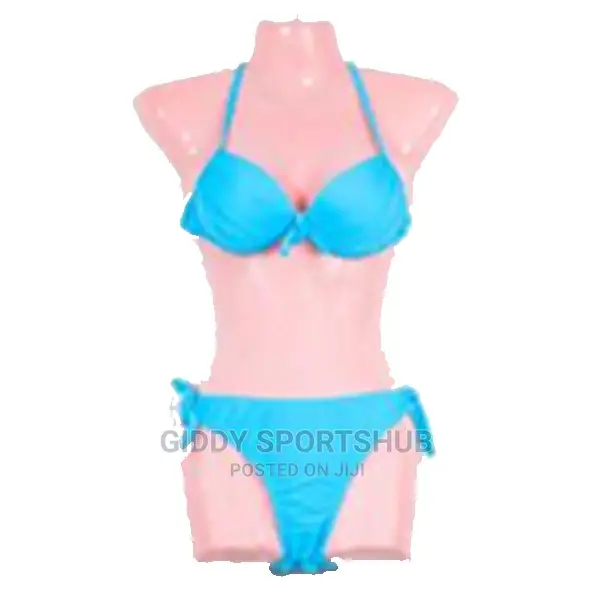 2pc Bikini Black/White/Blue/Yellow Pink, Size L