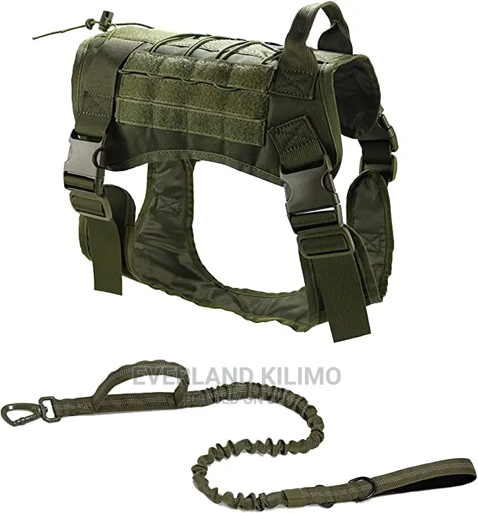 Military Vest Harness and Leash