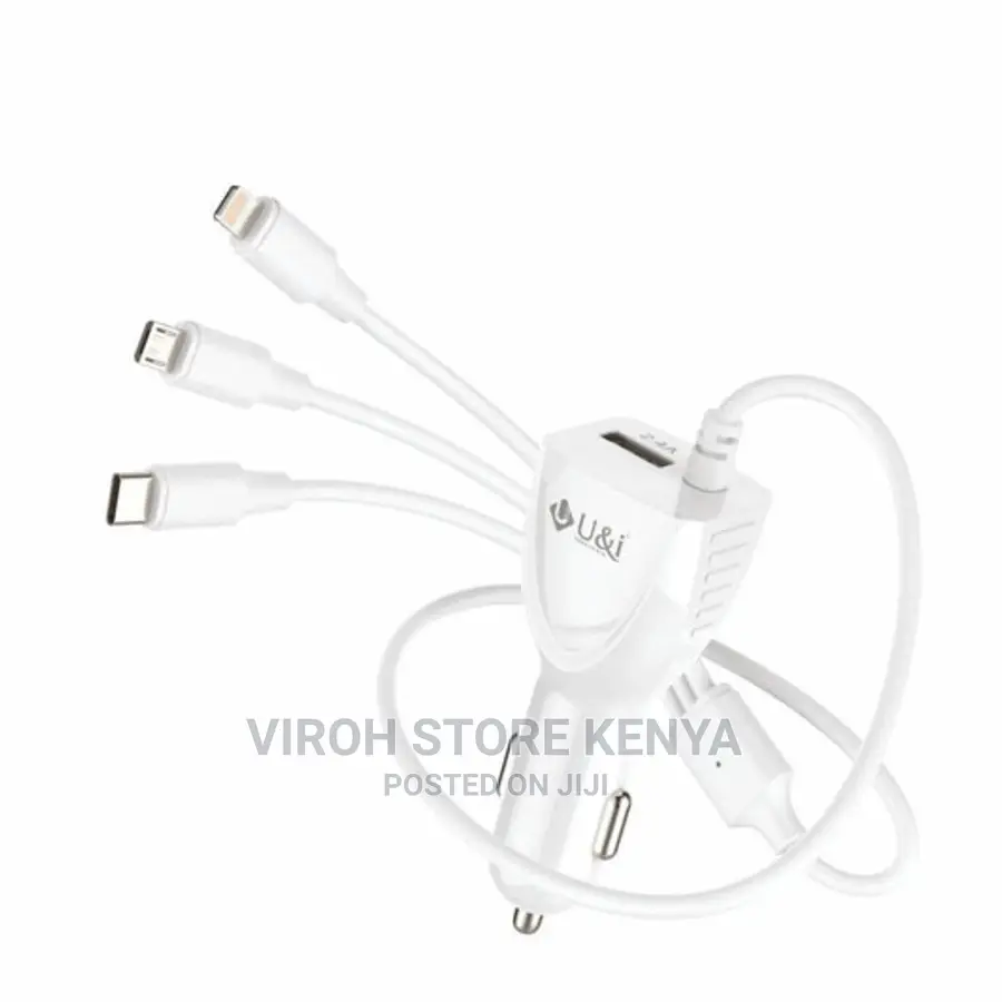 Uicc 7465 Popular Series Car Charger With iPhone Micro-Usb
