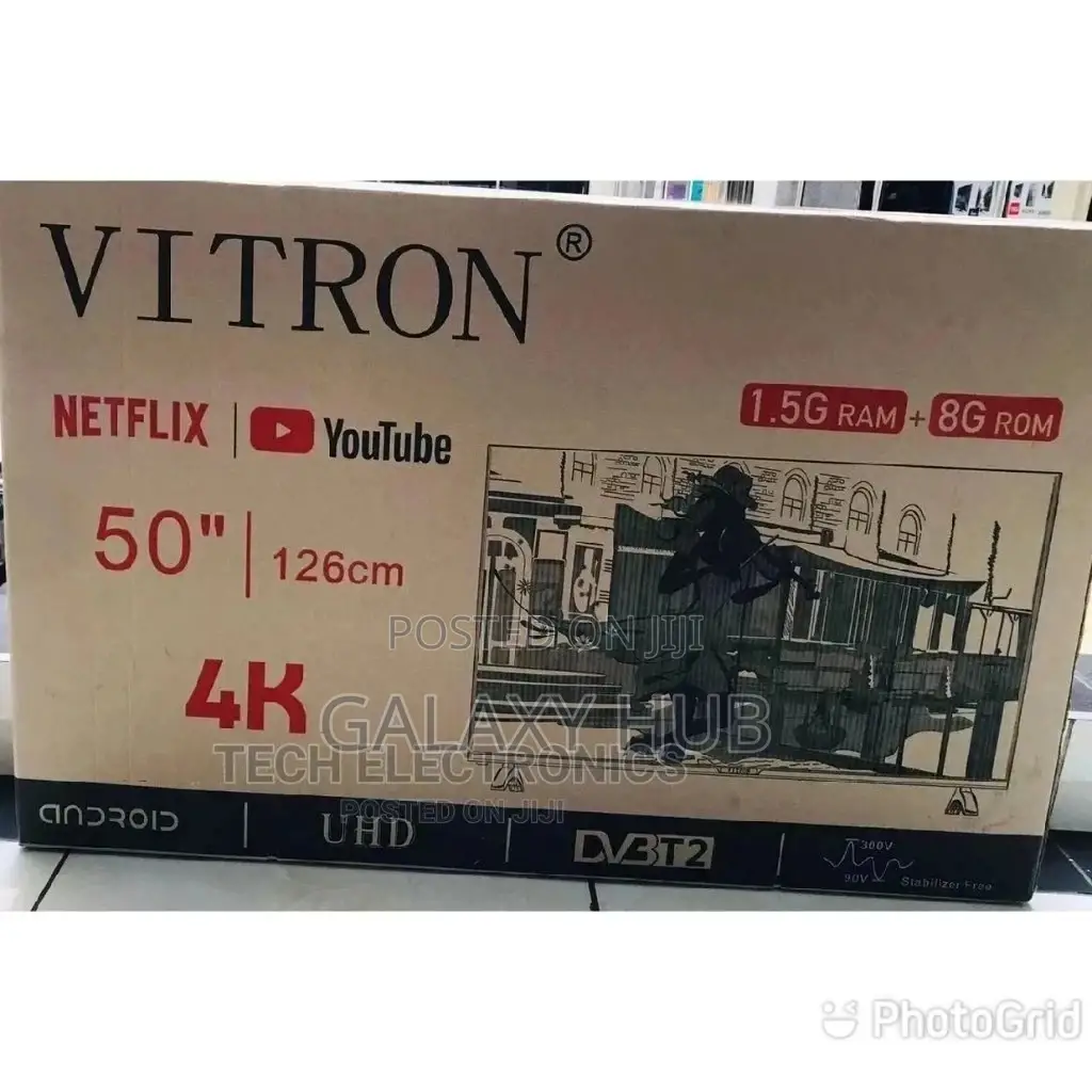 Vitron 50" Smart Android Tv.