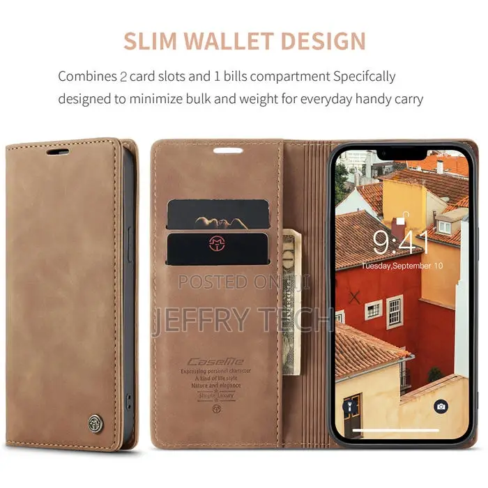 Caseme-013 Leather Case for iPhone 14 Plus