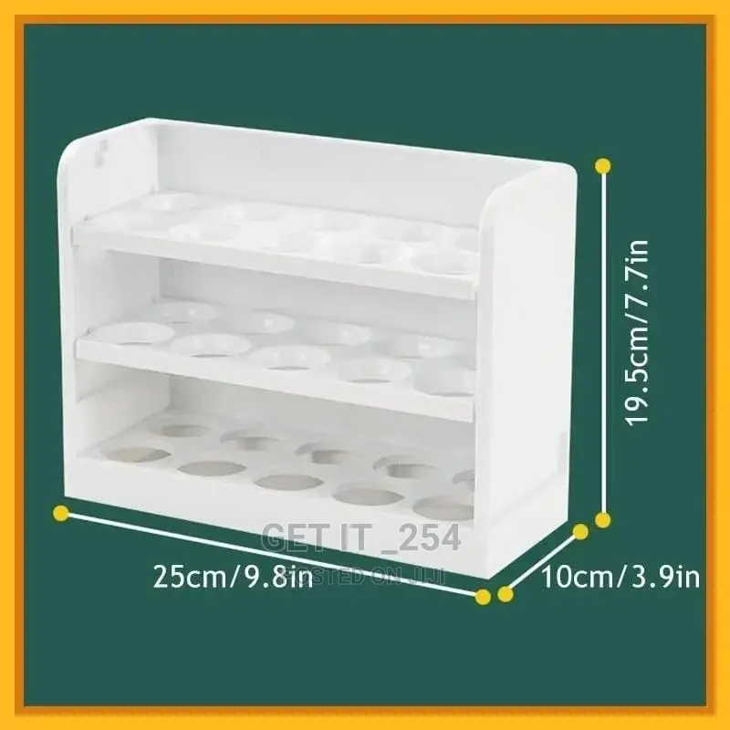 3layer 30pc Egg Storage Box Available in White