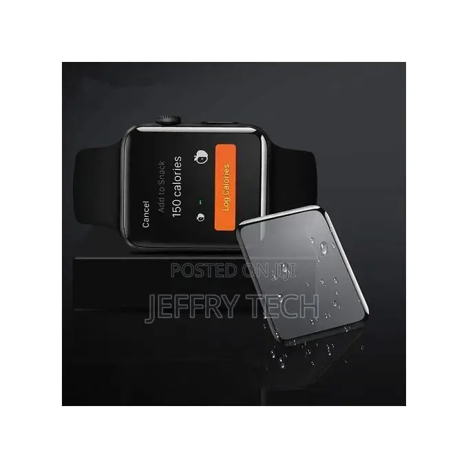 Tempered Glass Screen Protector Case for Apple Watch 44mm