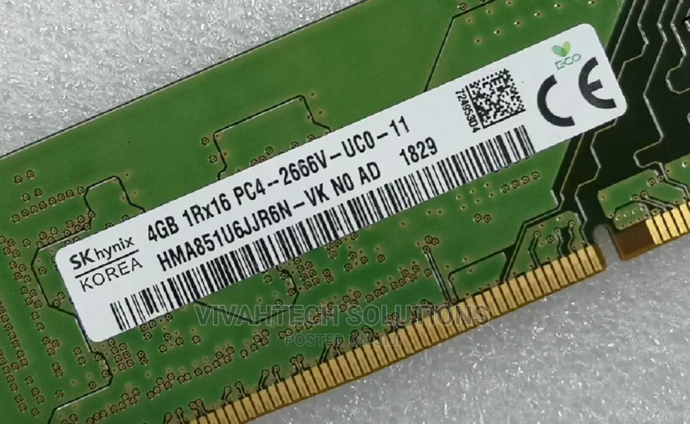 Hynix DDR4 4GB 2666 Desktop RAM ~