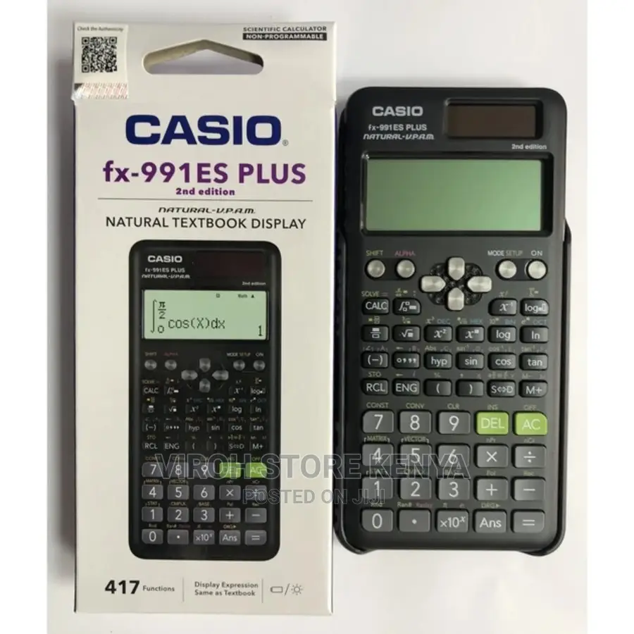 Original CASIO FX-991ES Plus Scientific Calculator 417 F