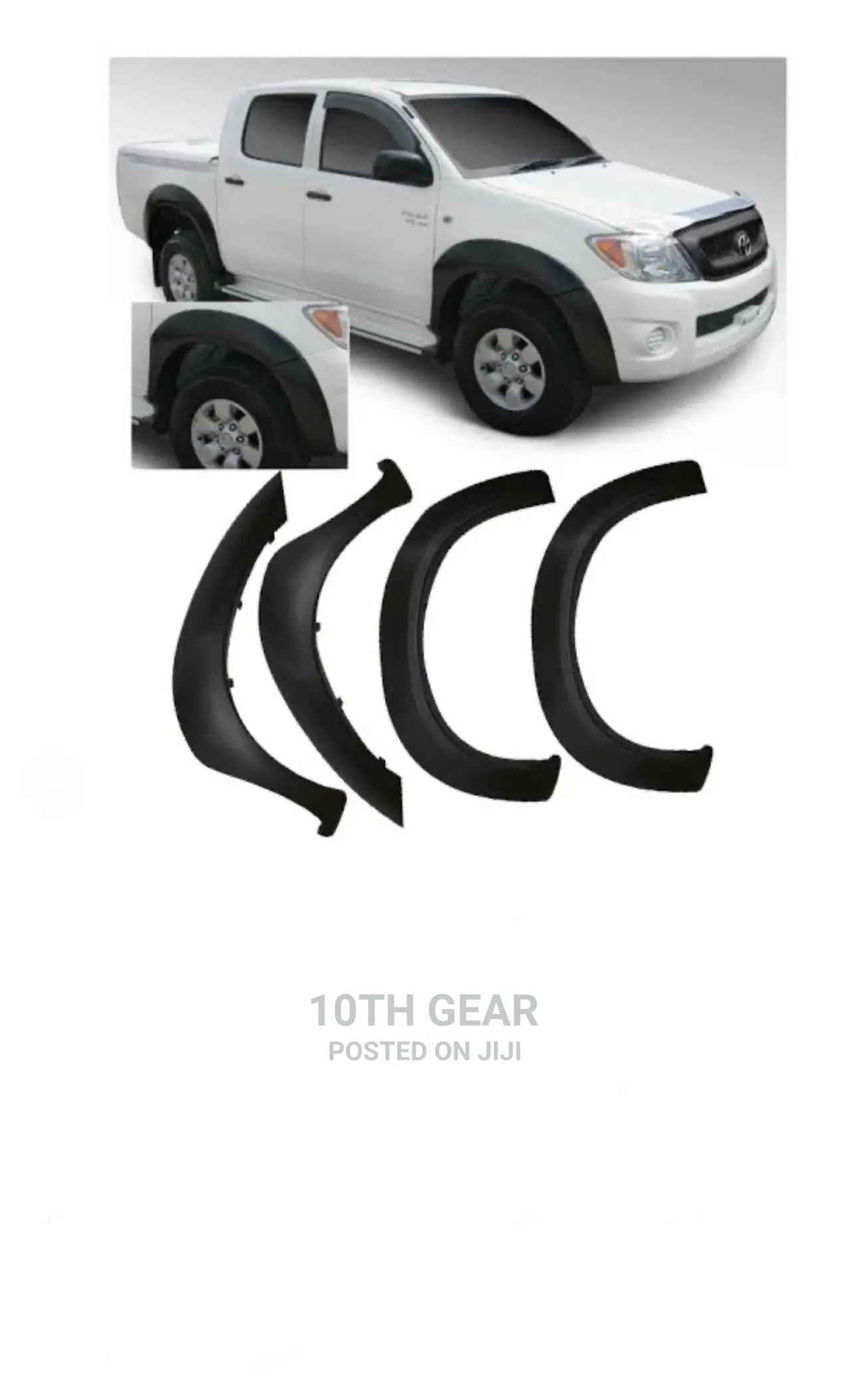 Hilux Vigo Fender Flares Hilux 05-2011 Wheel Arches Offroad