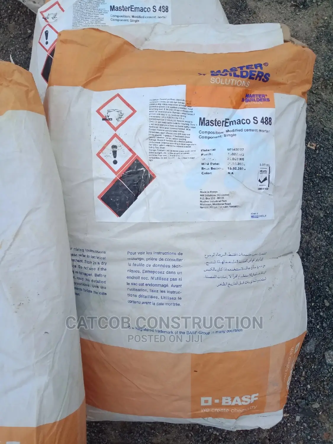 Non-Shrink, Structural Repair Mortar