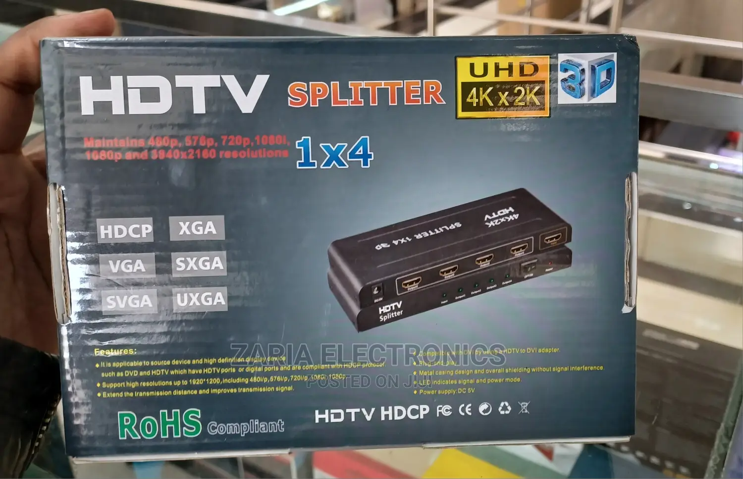 HDMI Splitter 1×4 3d 