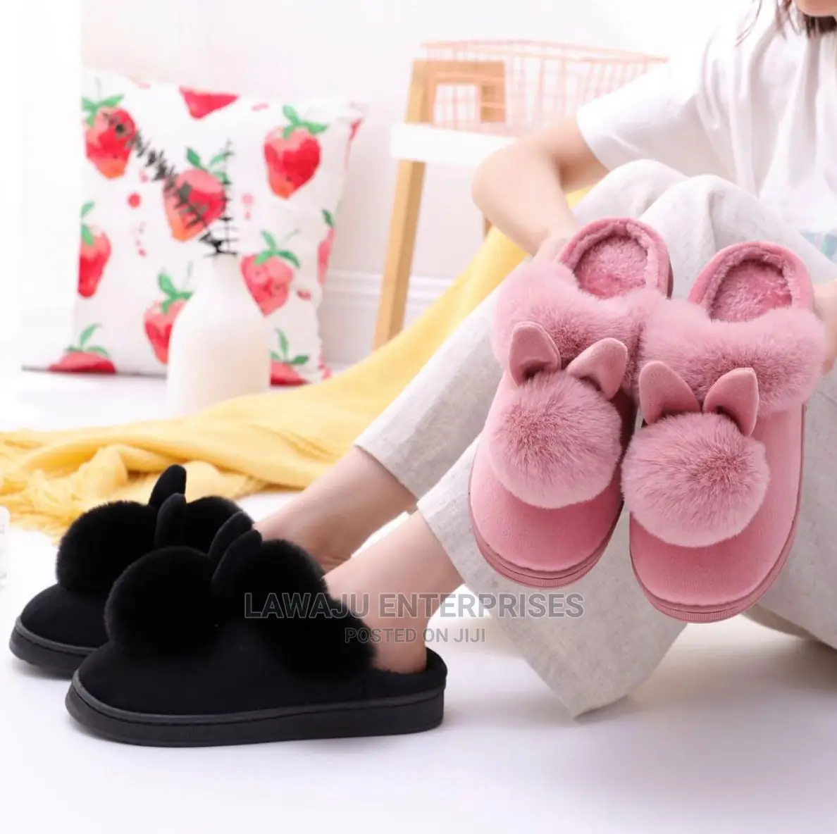 Rabbit Design Indoor House Slippers