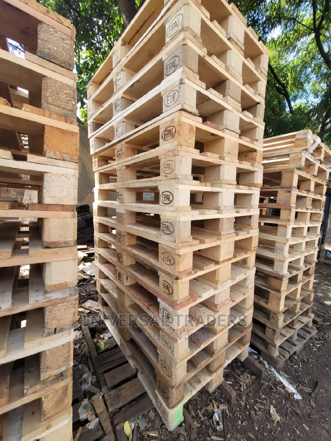 Approved Export Wooden Pallets - 120*80*15 CMS