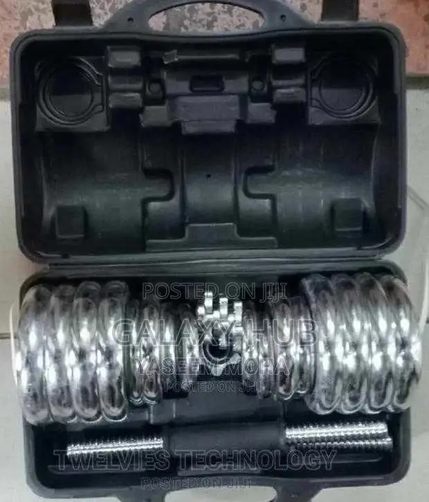 30kg Chrome Dumbbells With Case