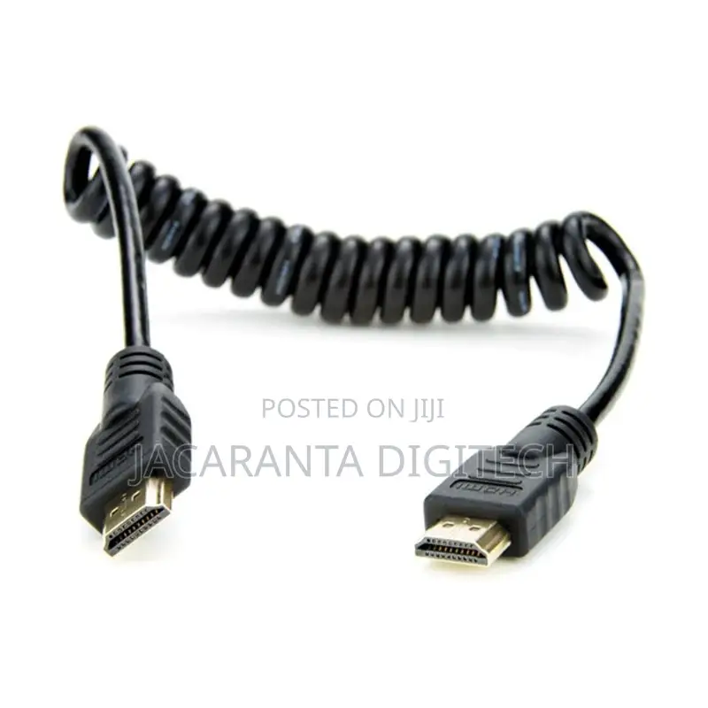 Full HDMI Coil HDMI Cable 1 Meter