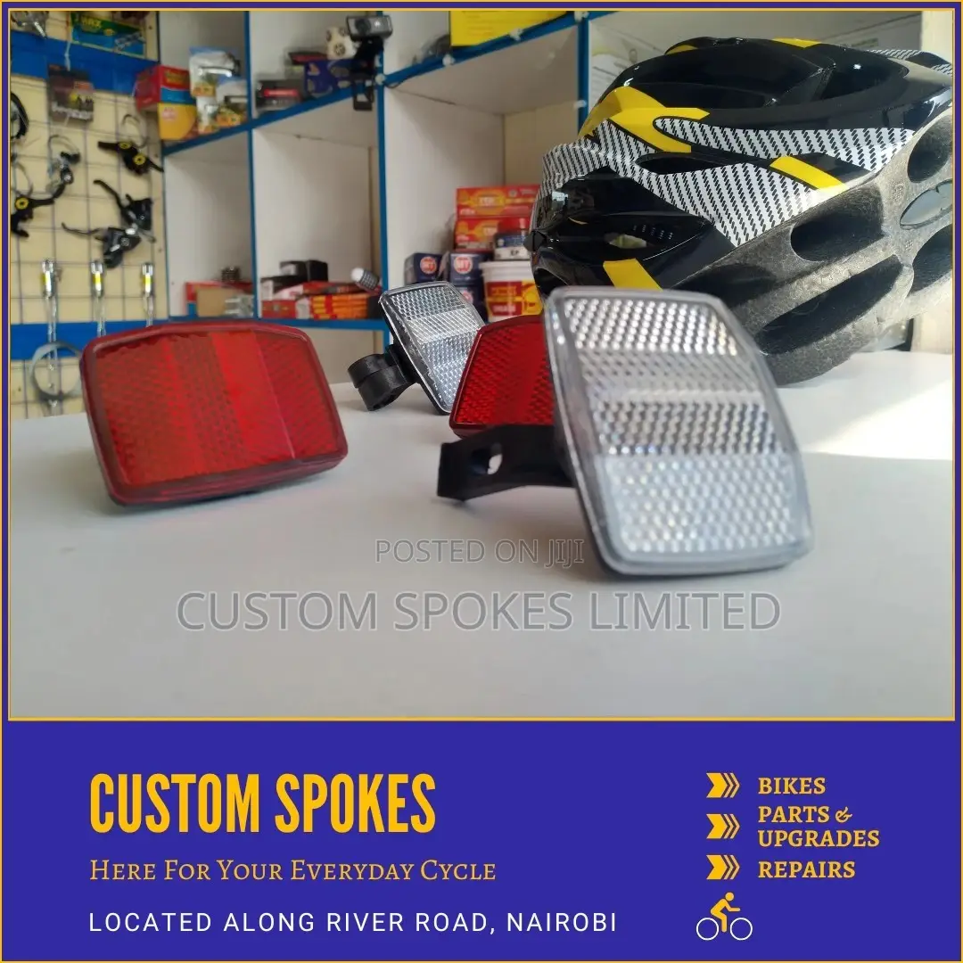 Front and Rear Bicycle Reflectors