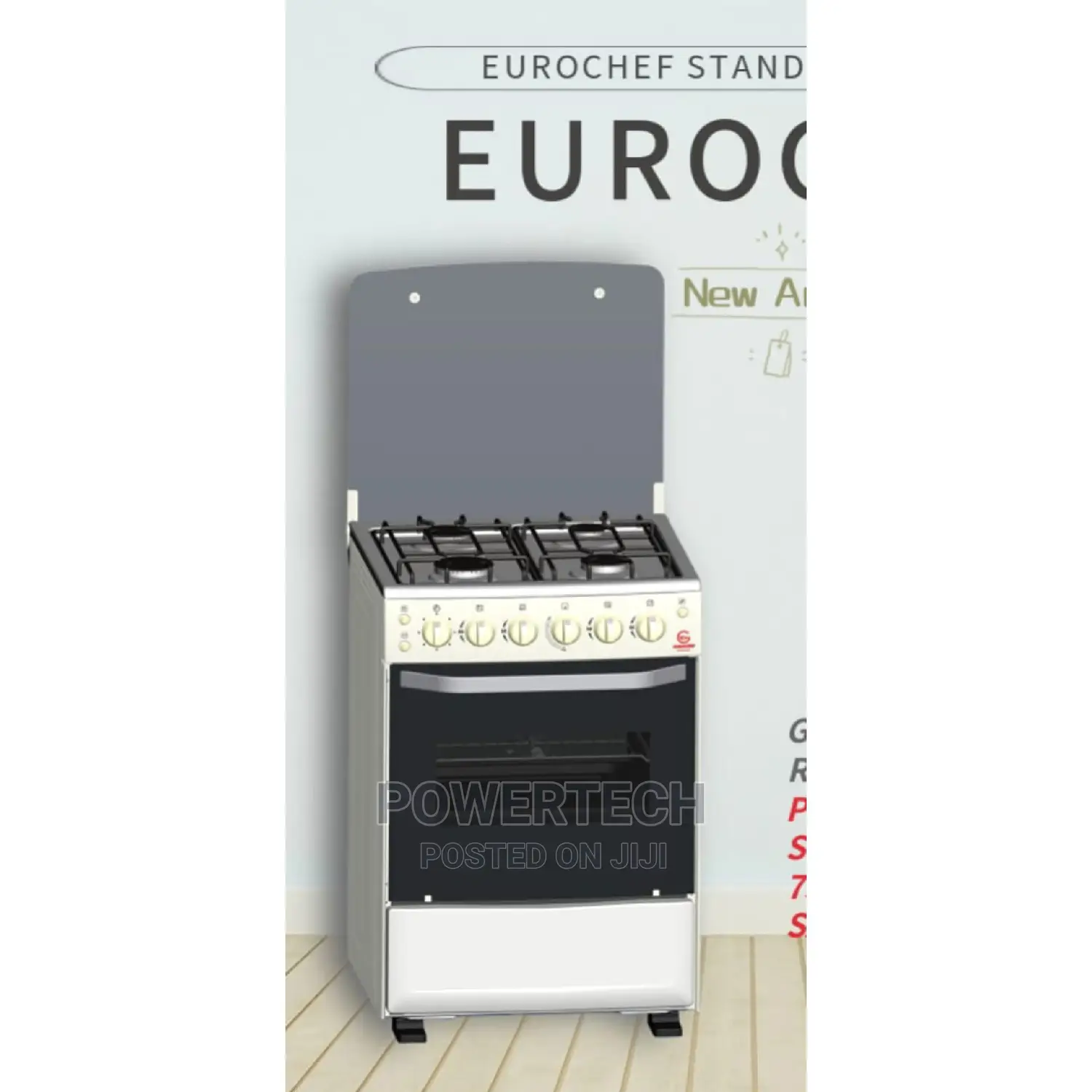 60 by 65 Full Gas Standing Cooker