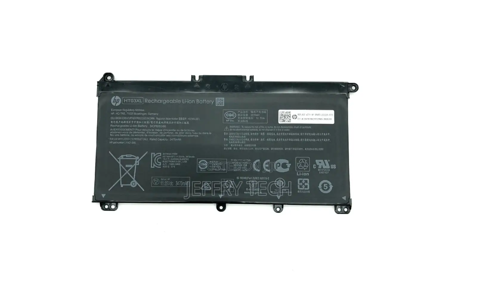 HP Pavilion 15-Cs 15-Da Ht03xl L11421-542 L11119-855 Genuine
