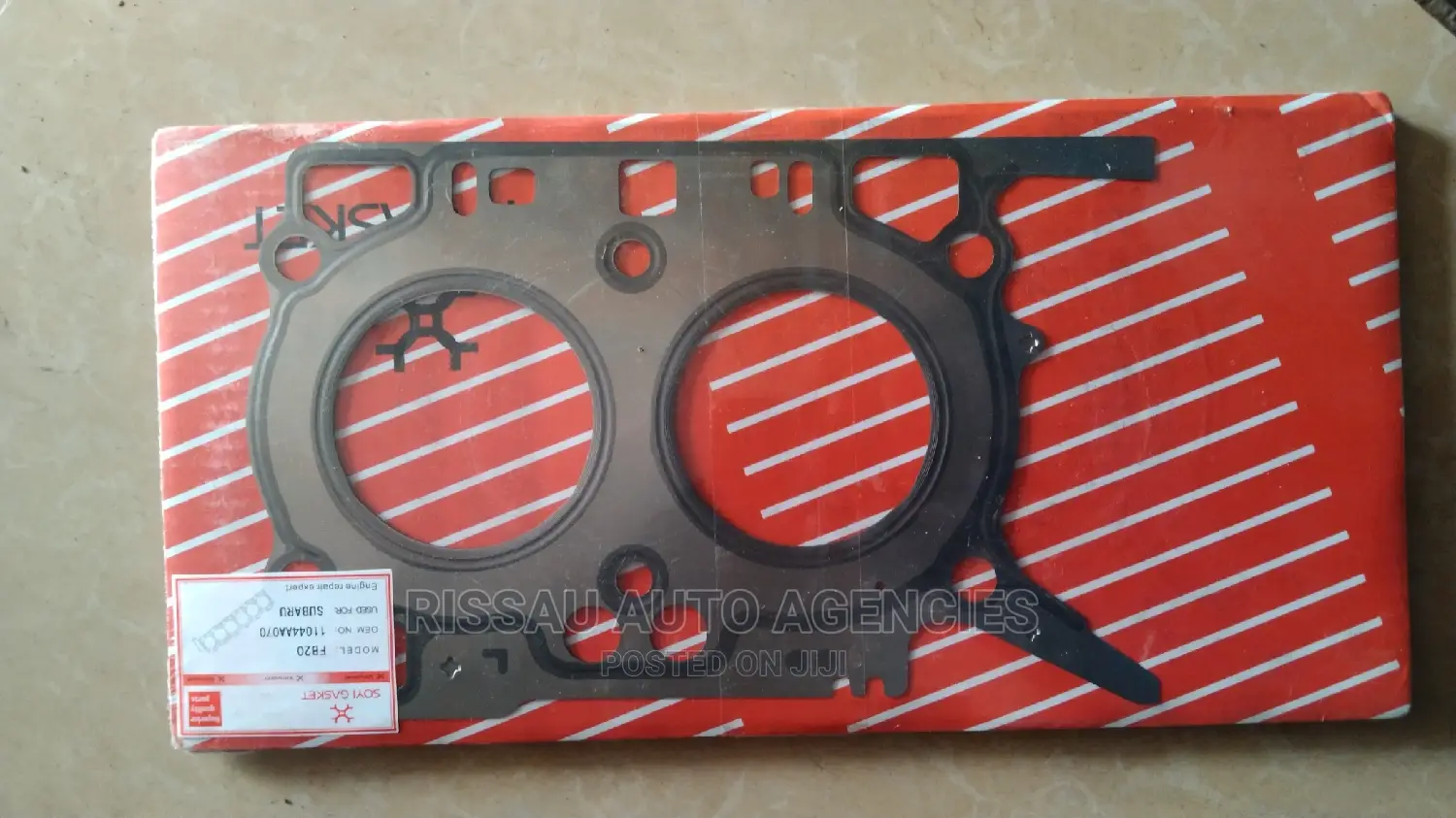 Subaru FB20 Engine Soyi Metal Cylinder Head Gasket.