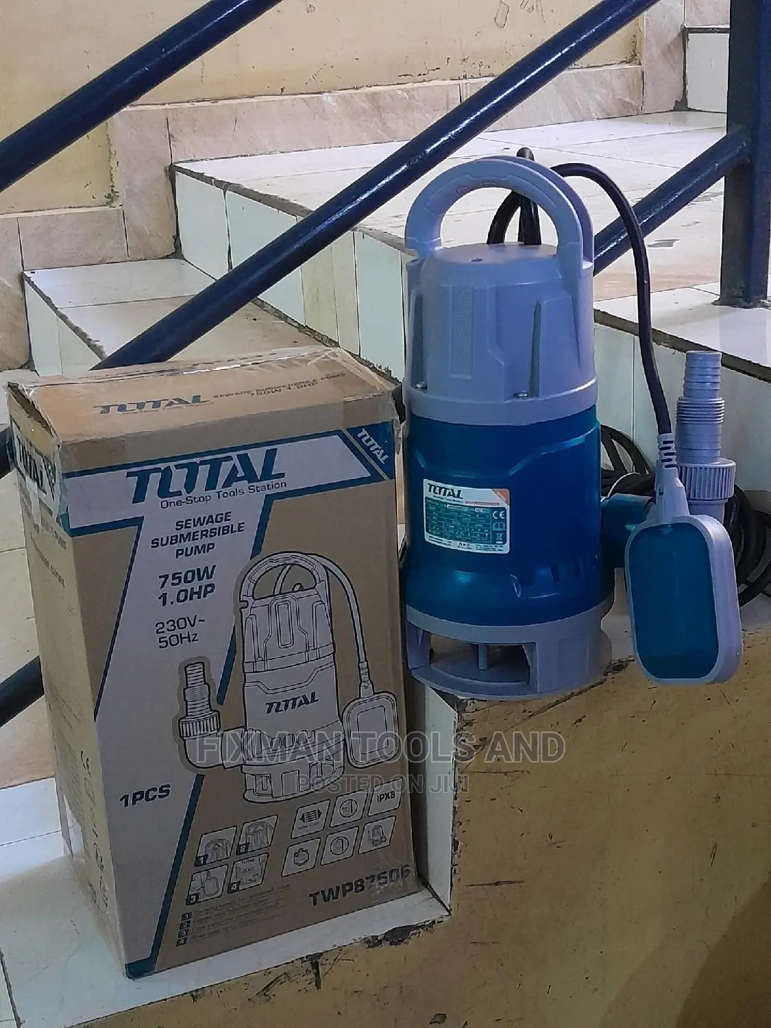 Total Submersible Water Pump 1 Hp