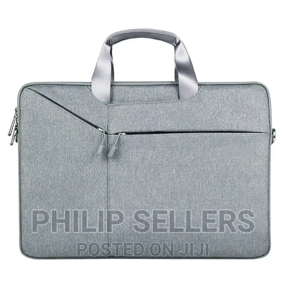 650D Waterproof Polyester Laptop Bag With SBS Zipper Leather