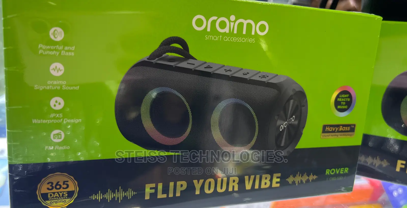 Oraimo Rover Wireless Bluetooth Speaker.