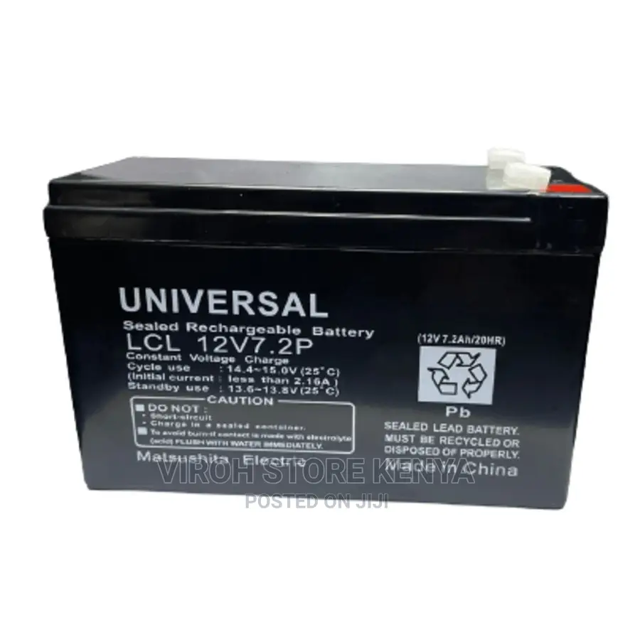Brand New Universal Battery 12v 7.2ah