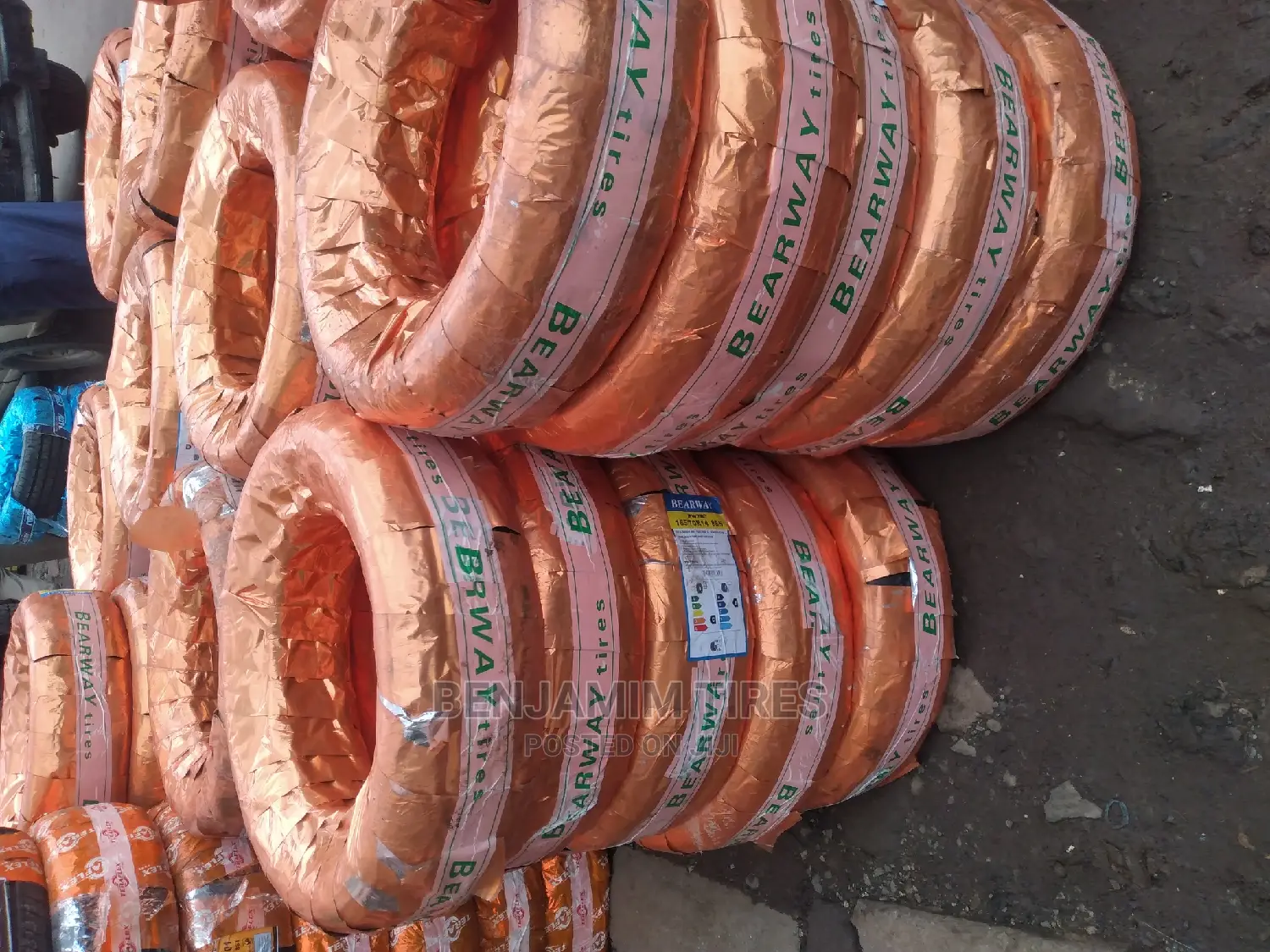 Bearway Tires Sizes 185/70r14 Tubeles.