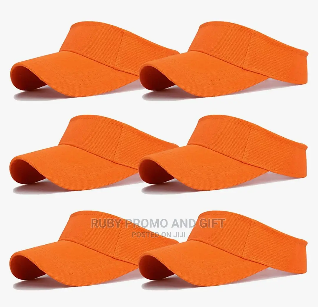 Orange Visor Caps