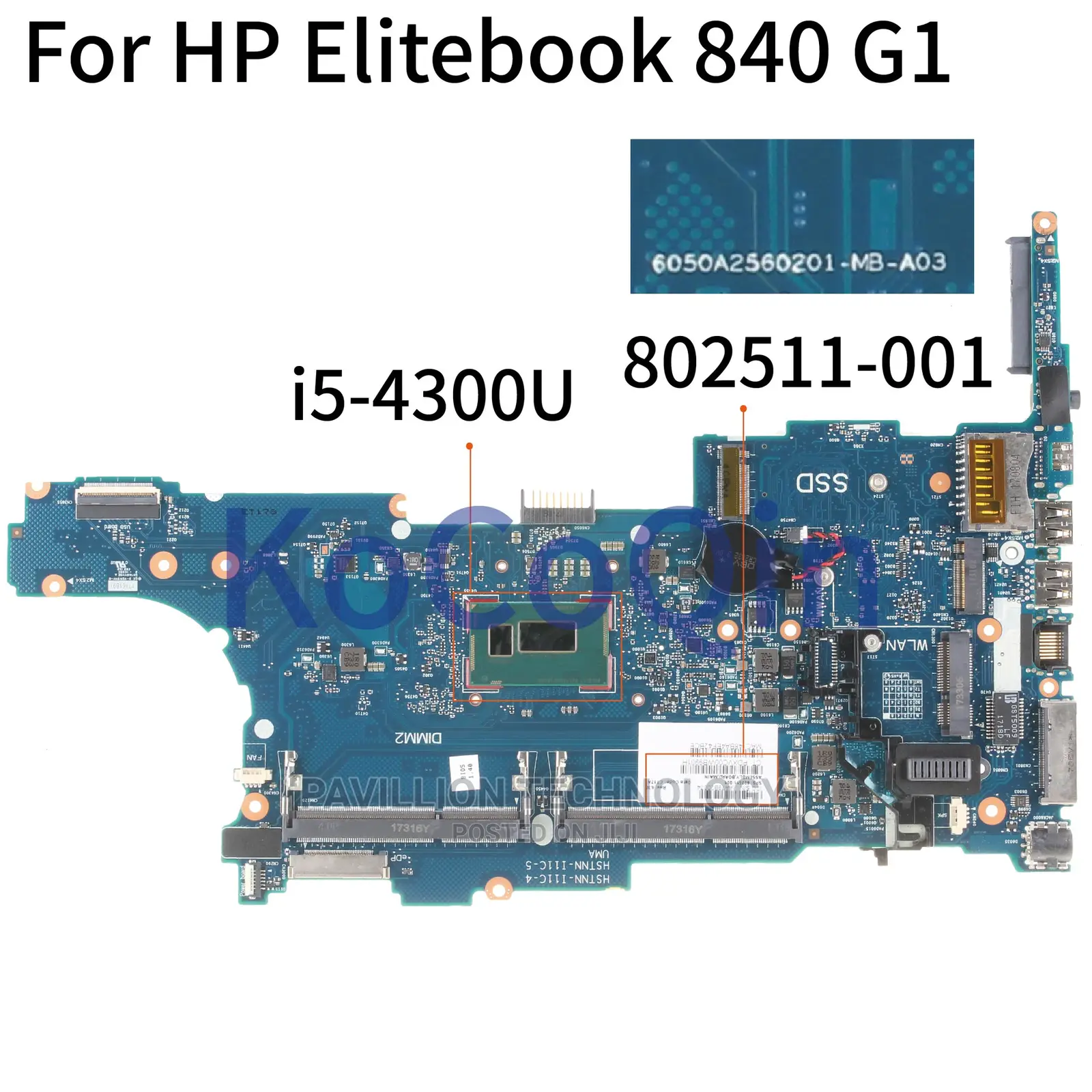 HP Elitebook 850G1 Motherboard