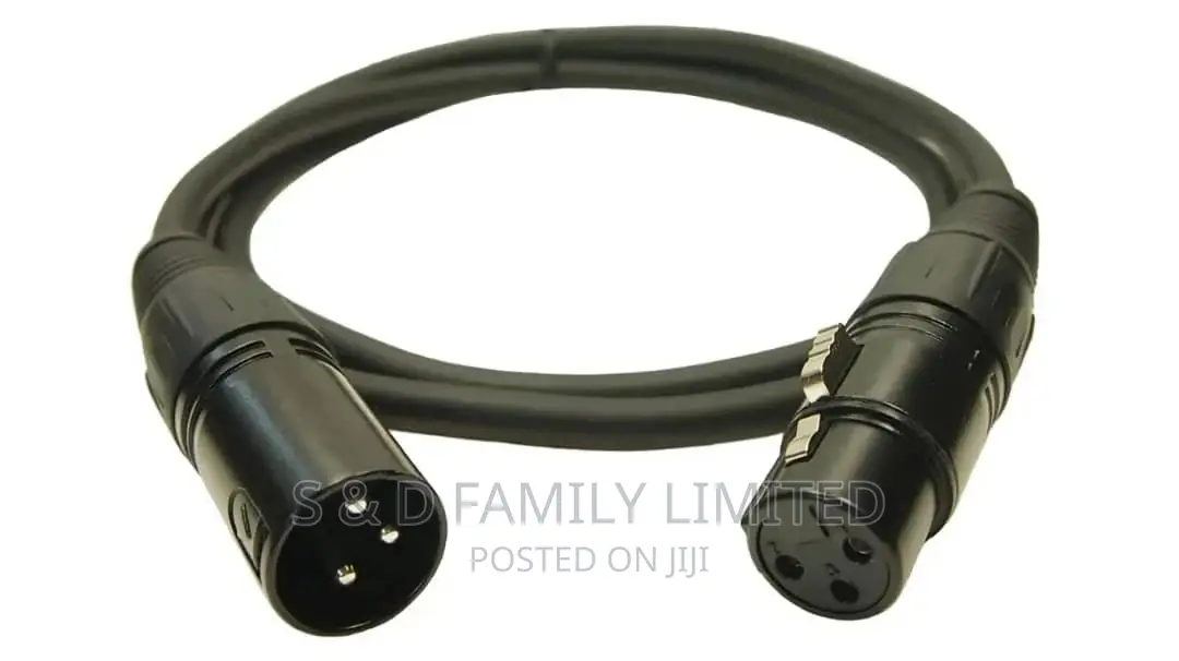 XLR Male to XLR Female Cable 2m
