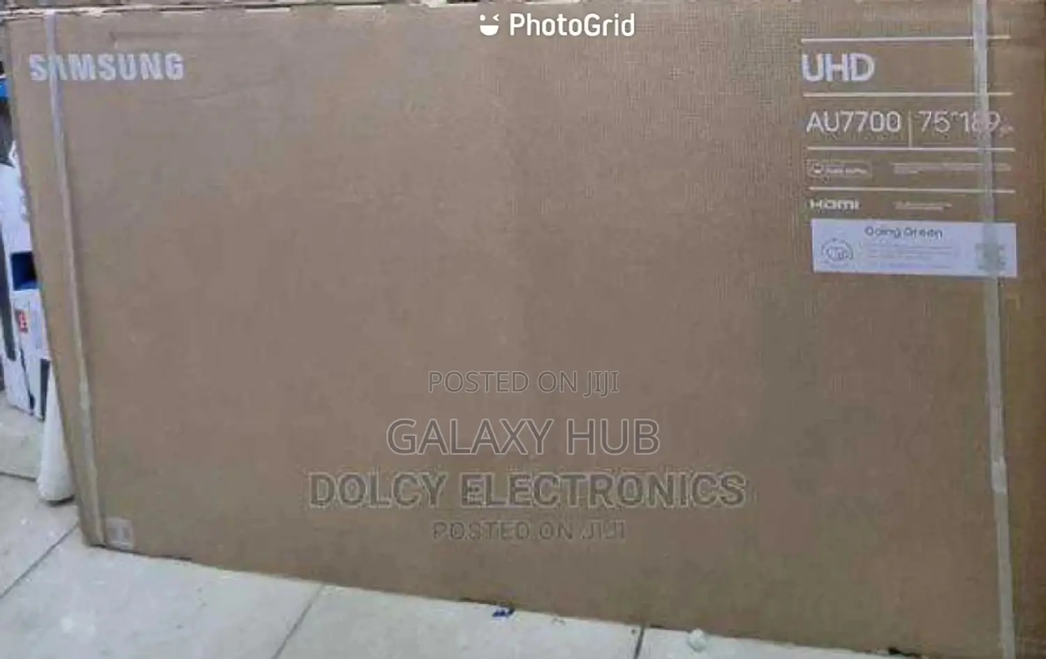 Samsung 75inch Au7700 Crystal Uhd Smart Tv