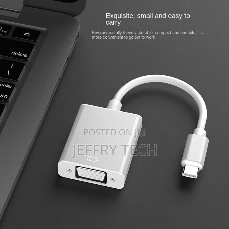 Usb 3.1 Type-C to Vga Converter Cable Adapter Male to Female