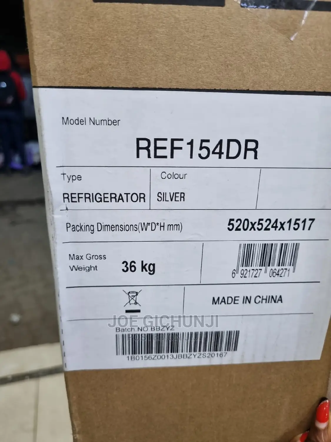 Hisense REF154DR 154L Fridge