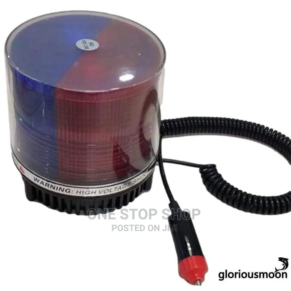 2in1 Colour Red/Blue Warning Strobe Beacon Light
