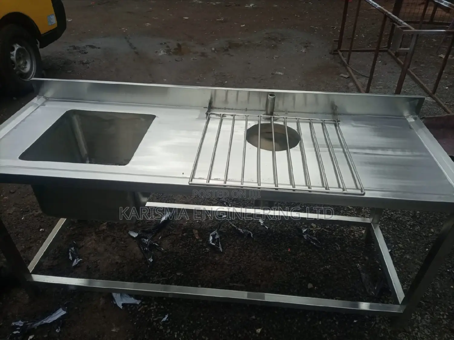 Sluice Sink, Stainless Steel Hospital Sluice Sink